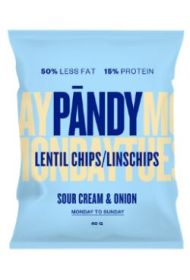 PANDY Lentil Chips / Linschips – Sour Cream & Onion 40gr στο Placebopharmacy