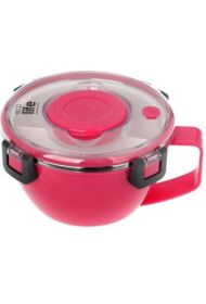 Ecolife Ροζ φαγητοδοχείο thermos 850ml | Με χώρισμα στο Placebopharmacy