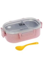 Ecolife Light Pink Φαγητοδοχείο 900ml | Με χώρισμα στο Placebopharmacy