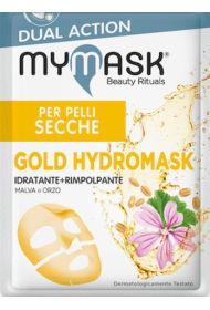 Mymask Gold Hydromask - Tissue mask - Χρυσή μάσκα για επαναφορά της ελαστικότητας στο Placebopharmacy