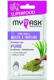 Mymask Superfood καθαριστική με σπιρουλίνα και φύκια 8ml στο Placebopharmacy