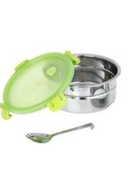 Ecolife Ανοξείδωτο φαγητοδοχείο 1lt | μονού τοιχώματος στο Placebopharmacy