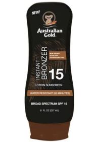 Australian Gold Lotion Sunscreen with Instant Bronzers SPF15 237ml στο Placebopharmacy