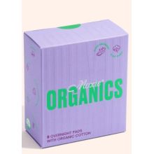 ΜΟΧΙΕ - 8 Cotton Overnight Pads with Wings στο Placebopharmacy