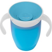 Munchkin Κύπελλο Εκπαιδευτικό Miracle 360° 6m+ Γαλάζιο 207ml στο Placebopharmacy