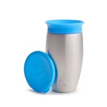 Munchkin Ανοξείδωτο Ισοθερμικό Miracle 360° Sippy Cup Γαλάζιο 296ml στο Placebopharmacy