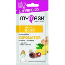 Mymask Superfood Exfoliator - Ενυδατικό πήλινγκ προσώπου με Τζίντζερ, βούτηρο καριτέ, κόκκους βερύκοκκου στο Placebopharmacy