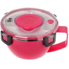 Ecolife Ροζ φαγητοδοχείο thermos 850ml | Με χώρισμα στο Placebopharmacy