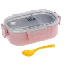 Ecolife Light Pink Φαγητοδοχείο 900ml | Με χώρισμα στο Placebopharmacy