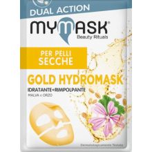 Mymask Gold Hydromask - Tissue mask - Χρυσή μάσκα για επαναφορά της ελαστικότητας στο Placebopharmacy