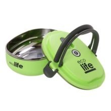 Ecolife Πράσινο Φαγητοδοχείο Ανοξείδωτο 800ml στο Placebopharmacy