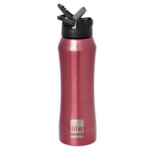 Ecolife Black Thermos 550ml | Eσωτερικό καλαμάκι στο Placebopharmacy
