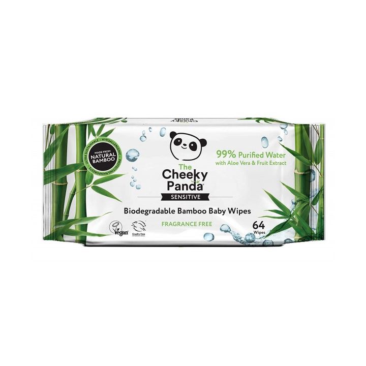 The Cheeky Panda Bamboo Baby Wipes 64 τμχ στο Placebopharmacy