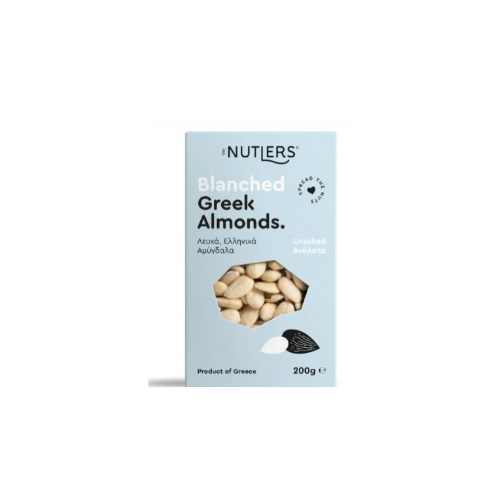 NUTLERS - Λευκά Αμύγδαλα Ανάλατα 200γρ στο Placebopharmacy
