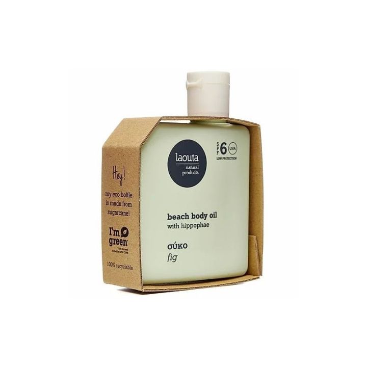Laouta Beach Body Oil Σύκο spf6 100ml στο Placebopharmacy