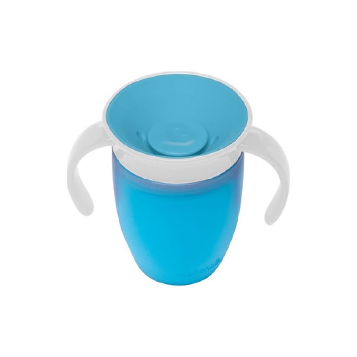 Munchkin Κύπελλο Εκπαιδευτικό Miracle 360° 6m+ Γαλάζιο 207ml στο Placebopharmacy