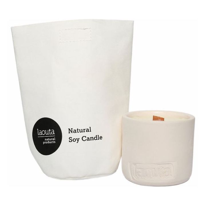 Laouta Natural Soy Candle 200g ΣΥΚΟ στο Placebopharmacy