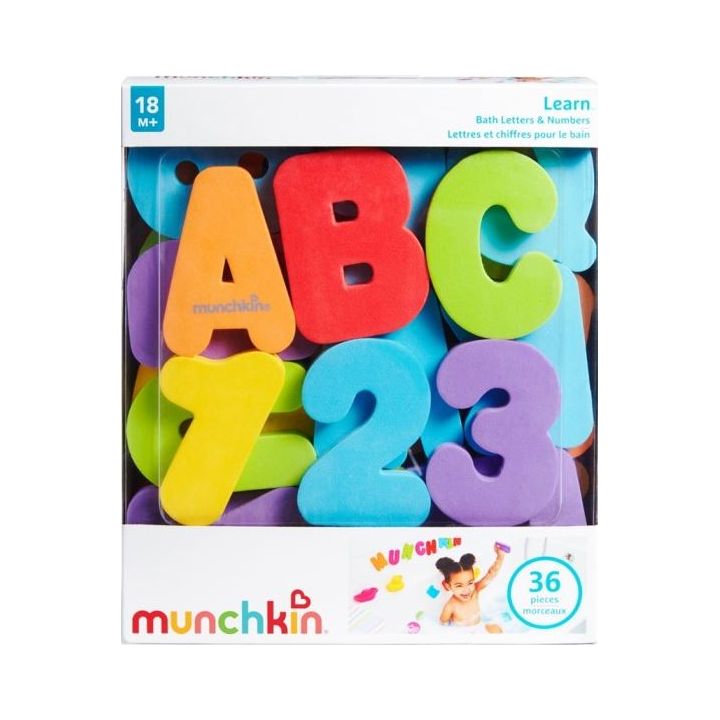 Munchkin Bath Letter & Numbers Learn 18M + στο Placebopharmacy