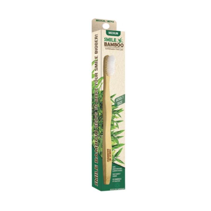 SMILE NATURAL - Toothbrush White Medium στο Placebopharmacy