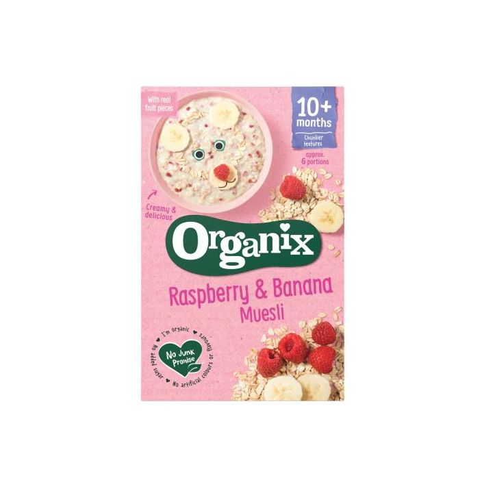 Organix - Rasberry & Banana Muesli 200gr στο Placebopharmacy