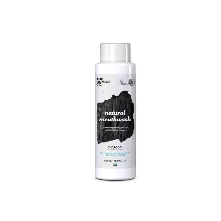 The Humble Co. - Natural Mouthwash with Charcoal 500ml στο Placebopharmacy