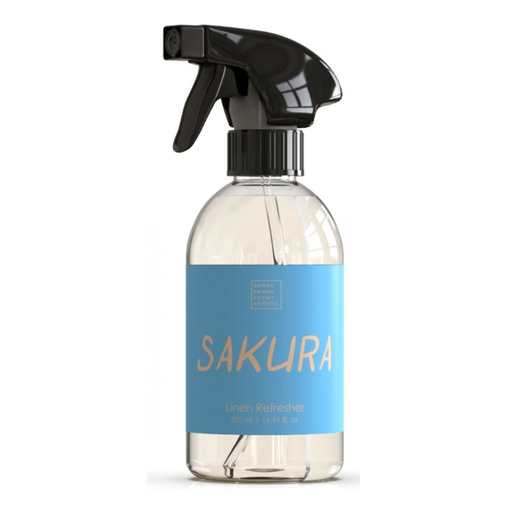 Sanko Brand Scent Artists. Sakura Linen Refreshener 500ml στο Placebopharmacy