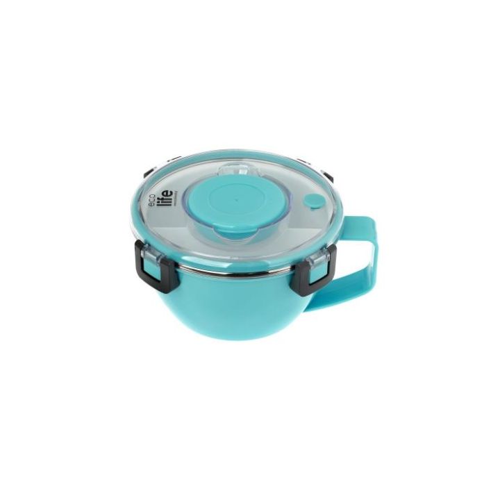 Ecolife Πράσινο φαγητοδοχείο thermos 850ml | Με χώρισμα στο Placebopharmacy