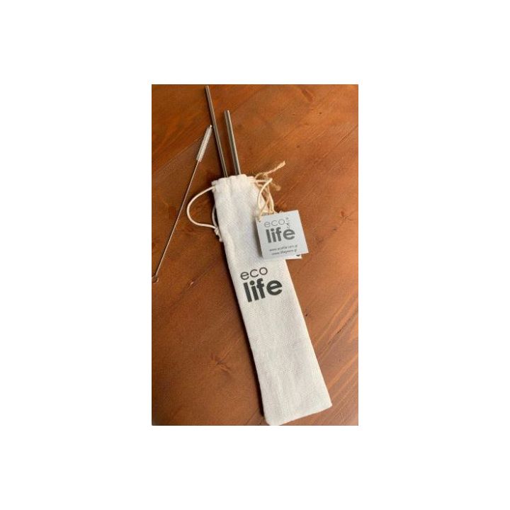 Ecolife Ανοξείδωτα Καλαμάκια στο Placebopharmacy