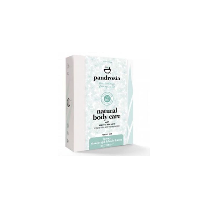 Φυσικό αφρόλουτρο + Φυσικό γαλάκτωμα σώματος με βιολογική αλόη, βιολογικό λάδι ελιάς & εκχύλισμα μελιού στο Placebopharmacy