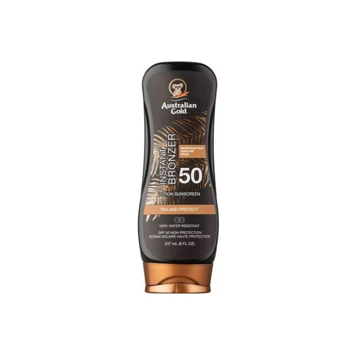 Australian Gold Lotion Sunscreen with Instant Bronzers SPF50 237ml στο Placebopharmacy